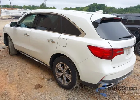 2019 Acura Mdx Standard z USA, uszkodzony, nr VIN 5J8YD3H31KL011373